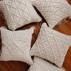 Handcrafted Macramé Cushion Covers – Boho Chic Collection
